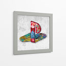 Playstation Logo Graffiti - David Aste | Cuadro decorativo de Canvas Lab