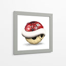 Red Shell Graffiti 01 - David Aste | Cuadro decorativo de Canvas Lab