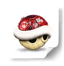 Red Shell Graffiti 01 - David Aste | Cuadro decorativo de Canvas Lab