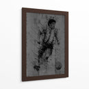 Simple Maradona - Dry Ink | Cuadro decorativo de Canvas Lab