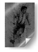 Simple Maradona - Dry Ink | Cuadro decorativo de Canvas Lab