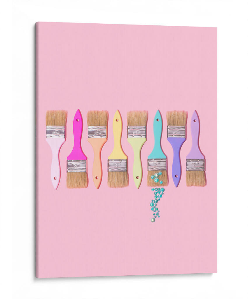 Brochas pastel | Cuadro decorativo de Canvas Lab