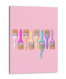 Brochas pastel | Cuadro decorativo de Canvas Lab