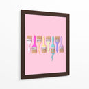 Brochas pastel | Cuadro decorativo de Canvas Lab