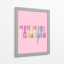 Brochas pastel | Cuadro decorativo de Canvas Lab