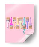 Brochas pastel | Cuadro decorativo de Canvas Lab