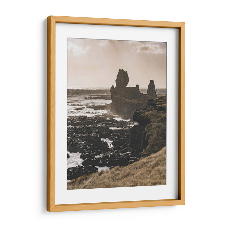 Rocas de Lóndrangar - Islandia - Emmanuel Ramírez | Cuadro decorativo de Canvas Lab