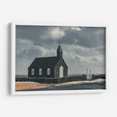 Black Church Búdakirkja, Islandia - Emmanuel Ramírez | Cuadro decorativo de Canvas Lab