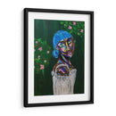 Chica con cabello azul - Jimena Escobedo | Cuadro decorativo de Canvas Lab