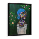 Chica con cabello azul - Jimena Escobedo | Cuadro decorativo de Canvas Lab