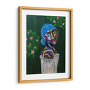 Chica con cabello azul - Jimena Escobedo | Cuadro decorativo de Canvas Lab