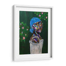 Chica con cabello azul - Jimena Escobedo | Cuadro decorativo de Canvas Lab