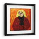 Chica en abrigo rojo - Jimena Escobedo | Cuadro decorativo de Canvas Lab