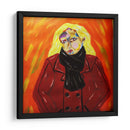 Chica en abrigo rojo - Jimena Escobedo | Cuadro decorativo de Canvas Lab