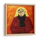 Chica en abrigo rojo - Jimena Escobedo | Cuadro decorativo de Canvas Lab