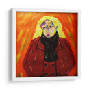 Chica en abrigo rojo - Jimena Escobedo | Cuadro decorativo de Canvas Lab