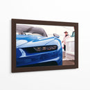Bugatti Chiron azul | Cuadro decorativo de Canvas Lab