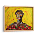 Mujer con flores - Jimena Escobedo | Cuadro decorativo de Canvas Lab