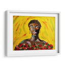 Mujer con flores - Jimena Escobedo | Cuadro decorativo de Canvas Lab