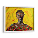 Mujer con flores - Jimena Escobedo | Cuadro decorativo de Canvas Lab