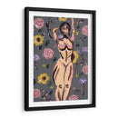 Mujer entre flores - Jimena Escobedo | Cuadro decorativo de Canvas Lab