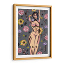 Mujer entre flores - Jimena Escobedo | Cuadro decorativo de Canvas Lab