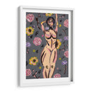 Mujer entre flores - Jimena Escobedo | Cuadro decorativo de Canvas Lab