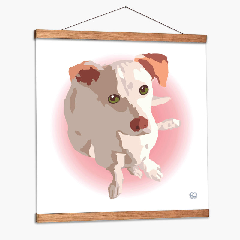 JackRussellSitCL - Corrococho | Cuadro decorativo de Canvas Lab