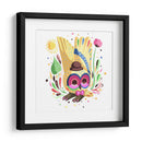 Buho de colores | Cuadro decorativo de Canvas Lab