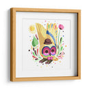 Buho de colores | Cuadro decorativo de Canvas Lab