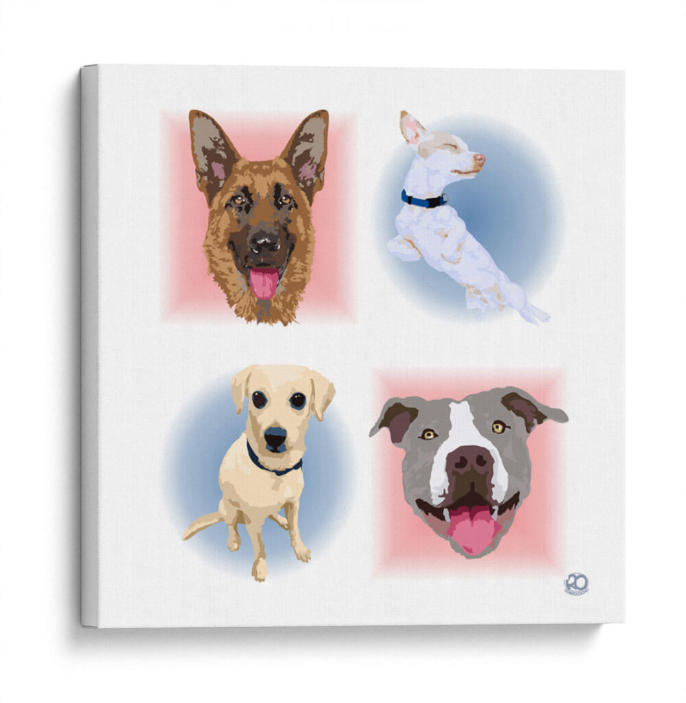 Pets3CL - Corrococho | Cuadro decorativo de Canvas Lab