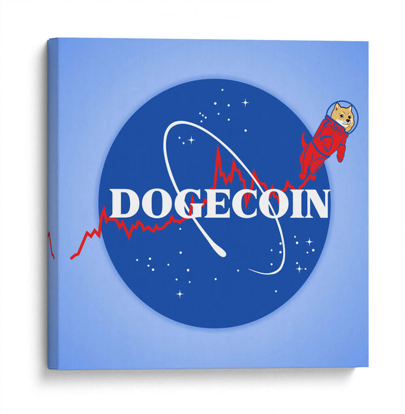 Dogecoin - Roge I. Luis | Cuadro decorativo de Canvas Lab