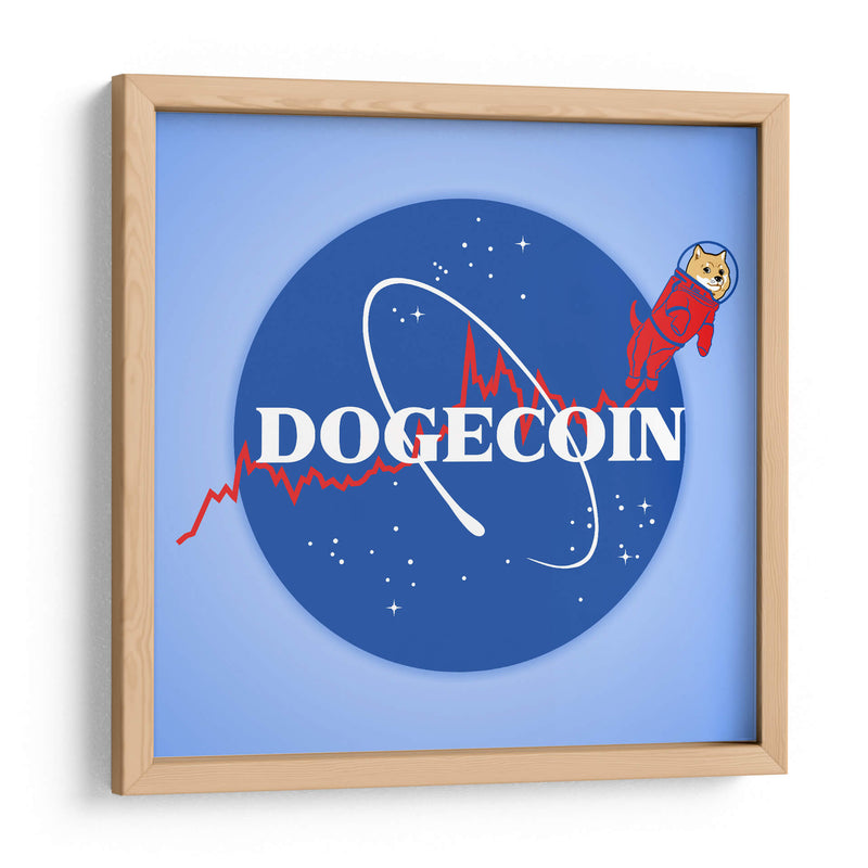 Dogecoin - Roge I. Luis | Cuadro decorativo de Canvas Lab