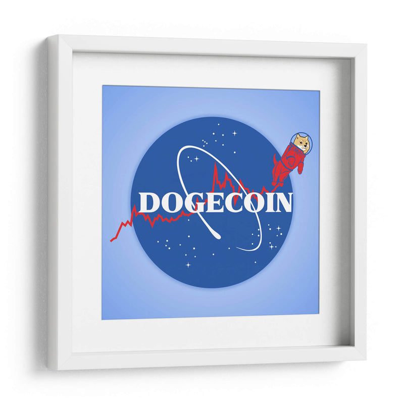 Dogecoin - Roge I. Luis | Cuadro decorativo de Canvas Lab