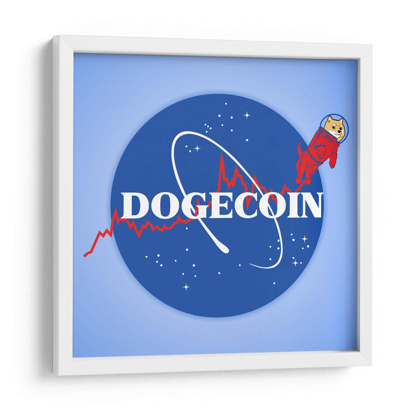 Dogecoin - Roge I. Luis | Cuadro decorativo de Canvas Lab