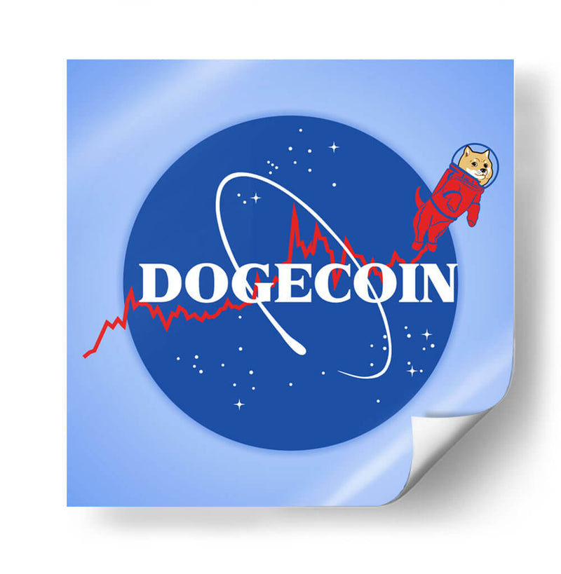 Dogecoin - Roge I. Luis | Cuadro decorativo de Canvas Lab