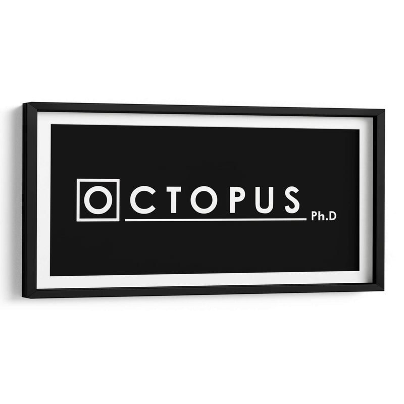 Octopus Ph.D. - Roge I. Luis | Cuadro decorativo de Canvas Lab
