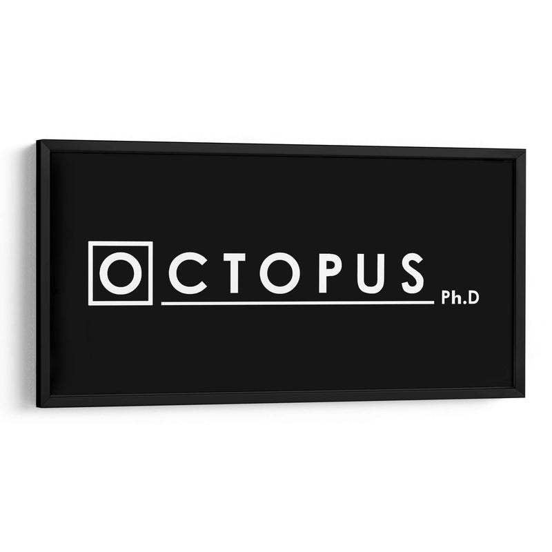 Octopus Ph.D. - Roge I. Luis | Cuadro decorativo de Canvas Lab