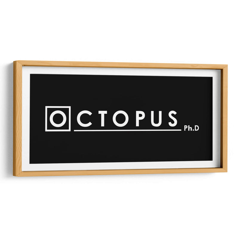 Octopus Ph.D. - Roge I. Luis | Cuadro decorativo de Canvas Lab
