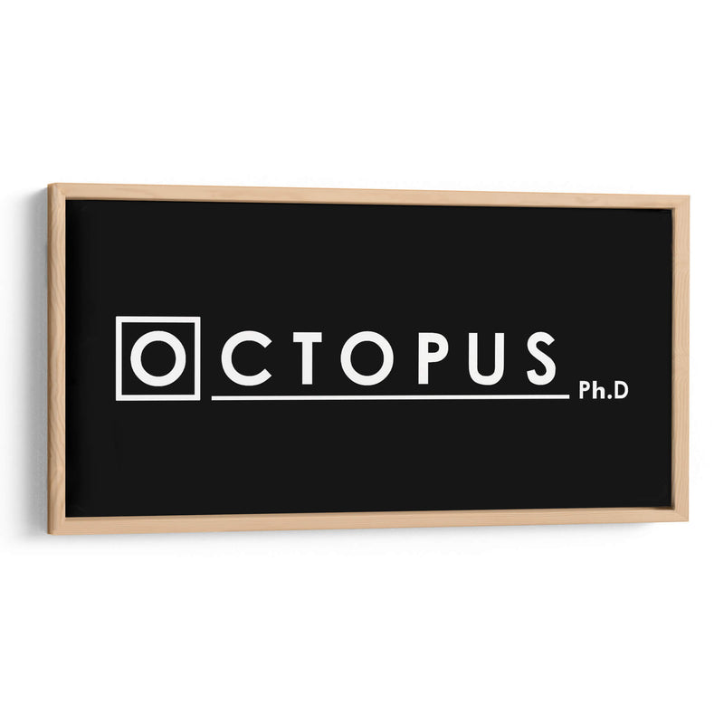 Octopus Ph.D. - Roge I. Luis | Cuadro decorativo de Canvas Lab