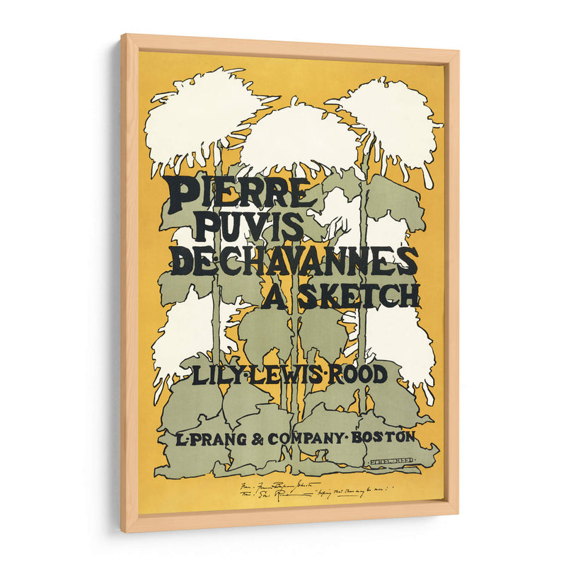 Pierre Puvis de Chavannes - Ethel Reed | Cuadro decorativo de Canvas Lab