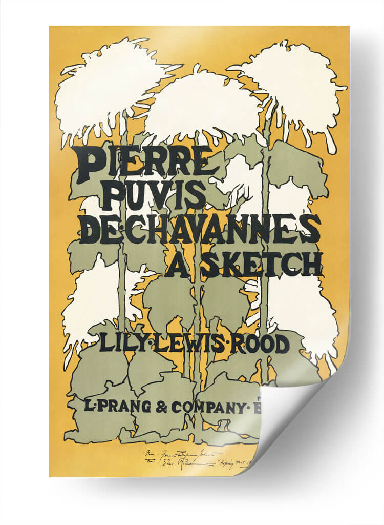 Pierre Puvis de Chavannes - Ethel Reed | Cuadro decorativo de Canvas Lab