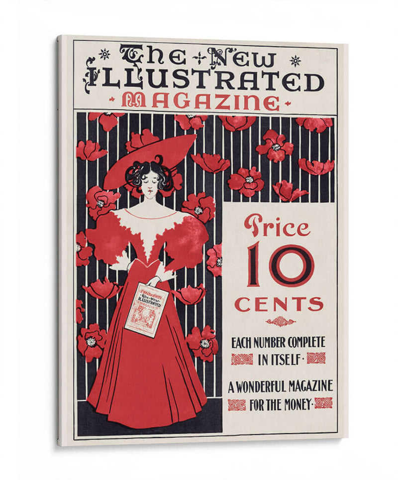 The New Illustrated Magazine - Ethel Reed | Cuadro decorativo de Canvas Lab