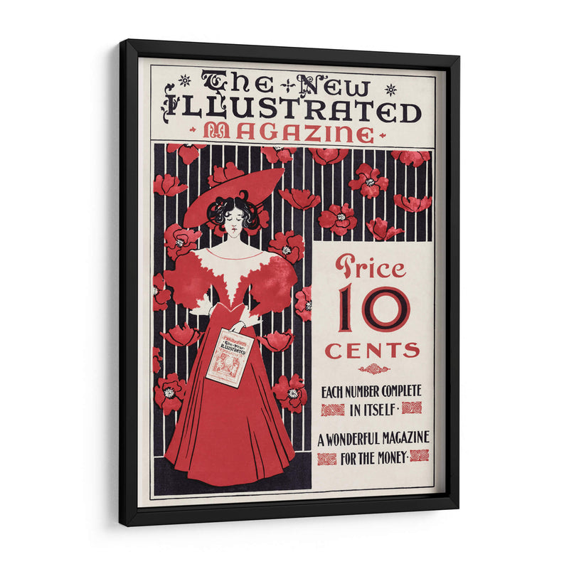 The New Illustrated Magazine - Ethel Reed | Cuadro decorativo de Canvas Lab