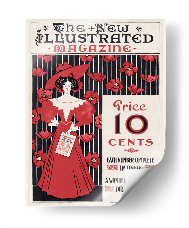 The New Illustrated Magazine - Ethel Reed | Cuadro decorativo de Canvas Lab
