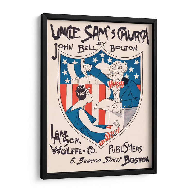 Uncle Sam's Church - Ethel Reed | Cuadro decorativo de Canvas Lab