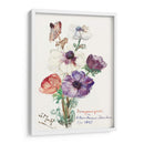 Saludo de año nuevo con anémonas - Sientje Mesdag-van Houten | Cuadro decorativo de Canvas Lab