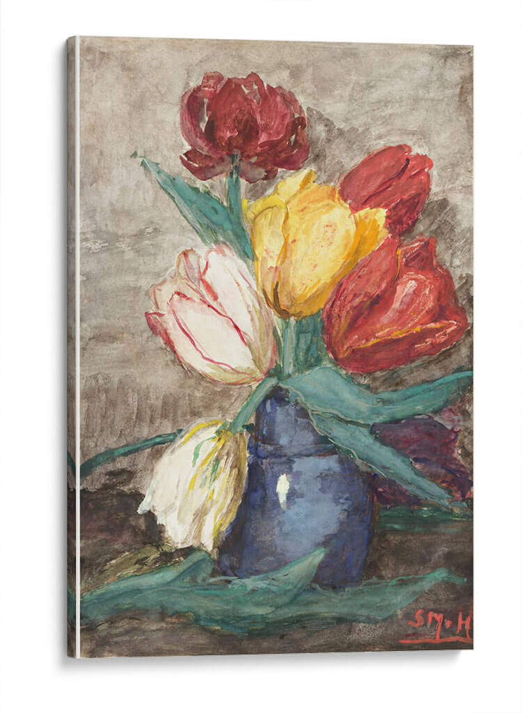 Tulipanes en un jarrón - Sientje Mesdag-van Houten | Cuadro decorativo de Canvas Lab