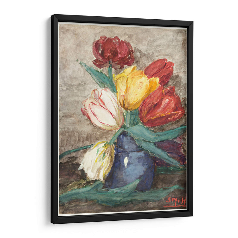Tulipanes en un jarrón - Sientje Mesdag-van Houten | Cuadro decorativo de Canvas Lab