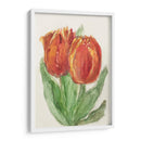 Dos tulipanes rojos - Sientje Mesdag-van Houten | Cuadro decorativo de Canvas Lab